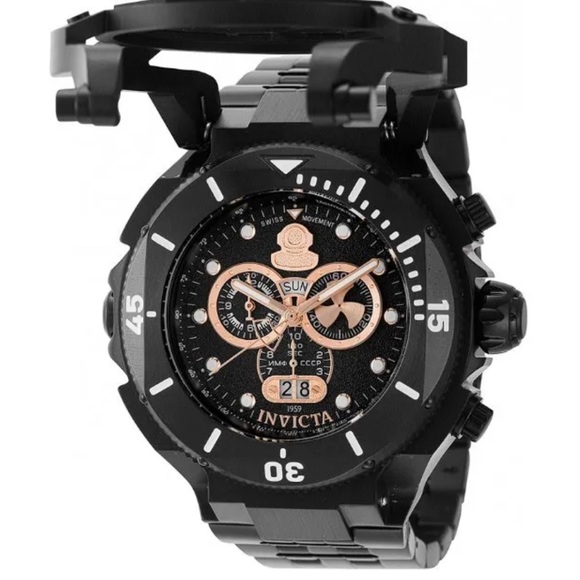 Invicta pro diver 55mm Swiss Quarts Chronograph bracelet watch - Picture 2 of 5